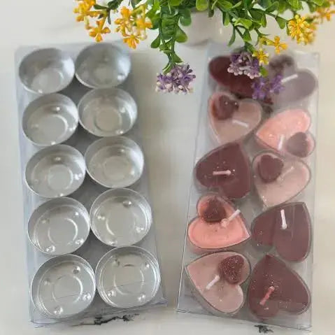25 pc pvc box tea light cup box.