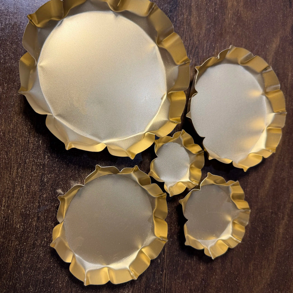 1 pc metal lotus urli for candle making