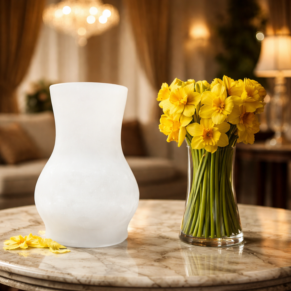 Flower candle mold pillar