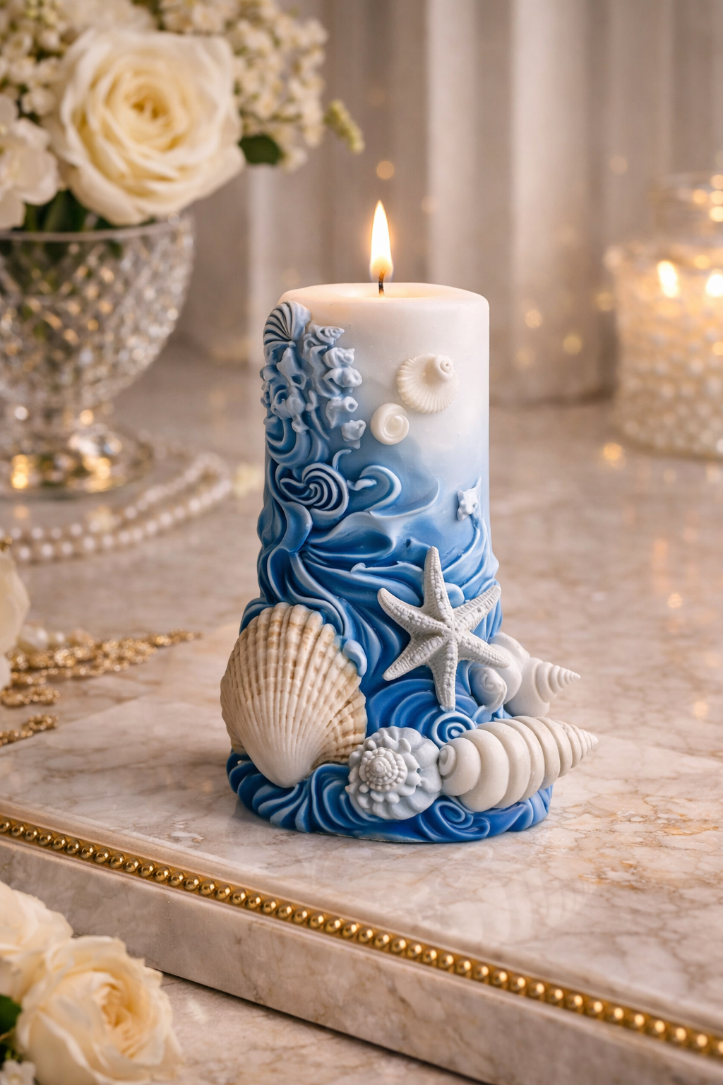 Sea theme ocean piller mold RKG4