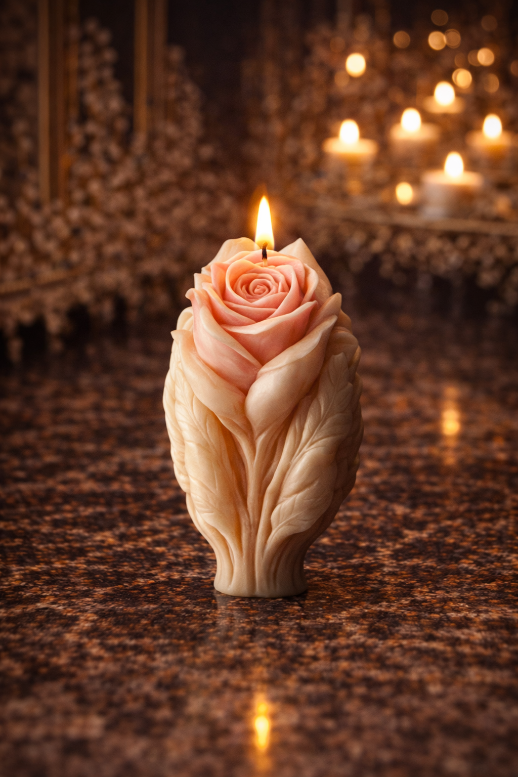 Rose mold pillar