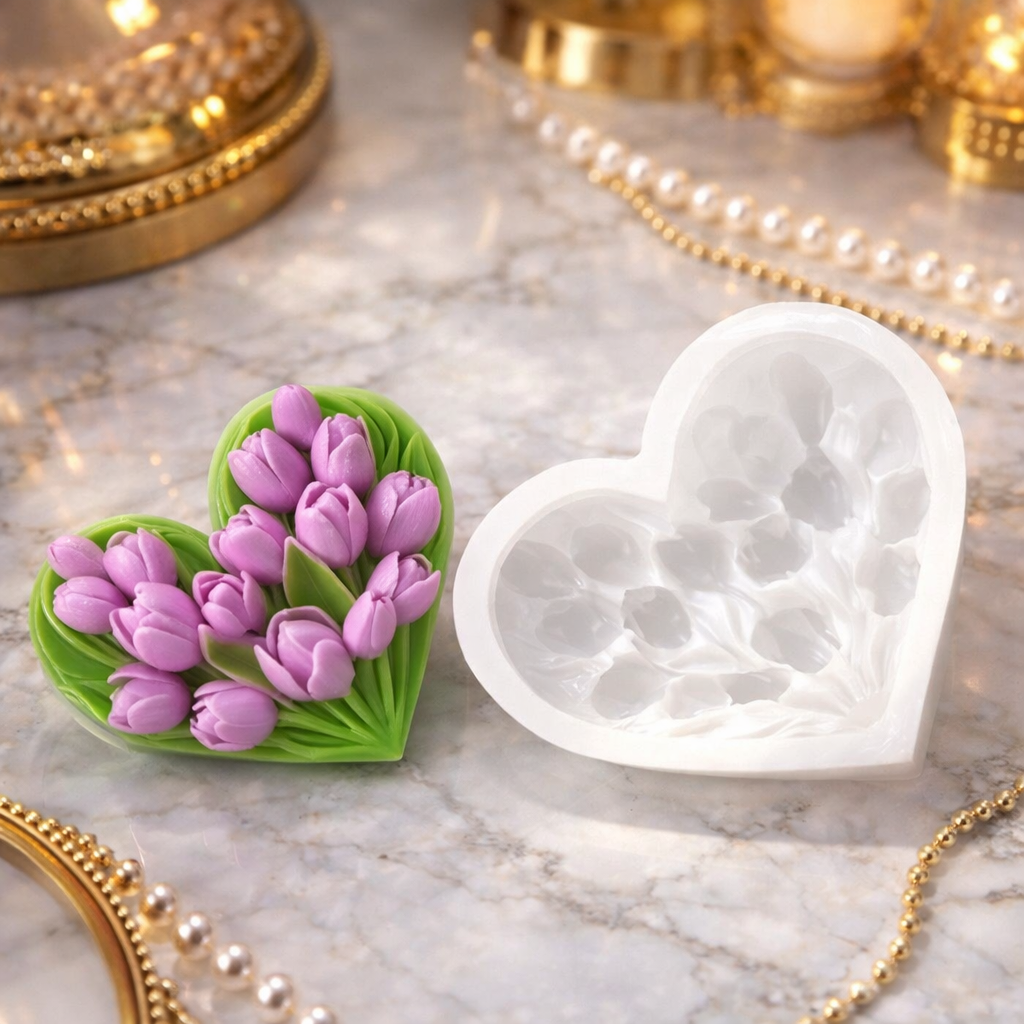 Heart candle mould  RKG 18
