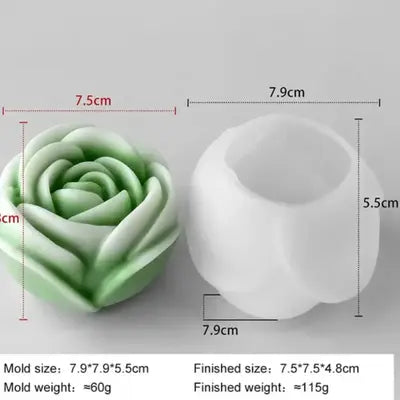 7 cm rose mold RKG150