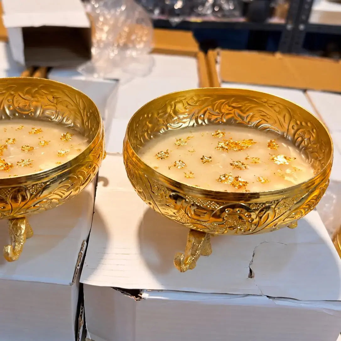 6 inch bowl elephant urli aluminum high quality