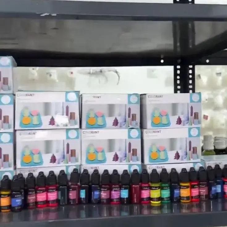 24 pc china candle or soap colour 10 ml each
