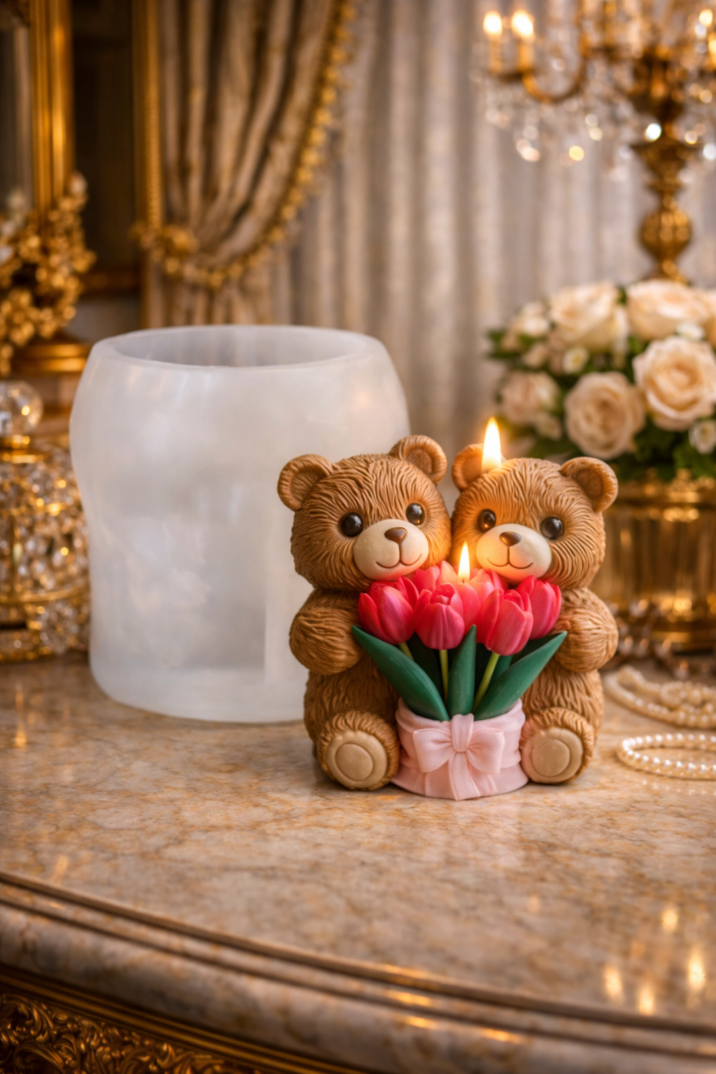 Bear couple mold RKG104