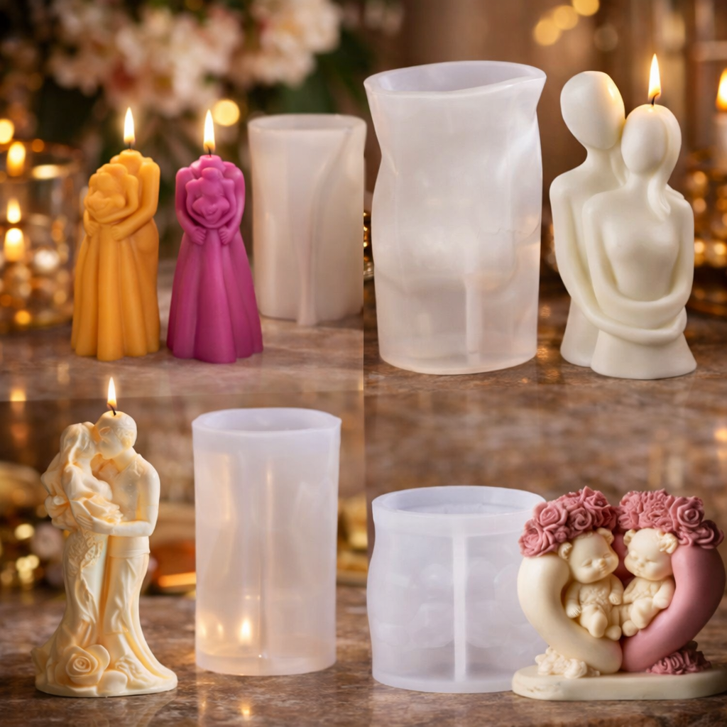 4pc couple mold set