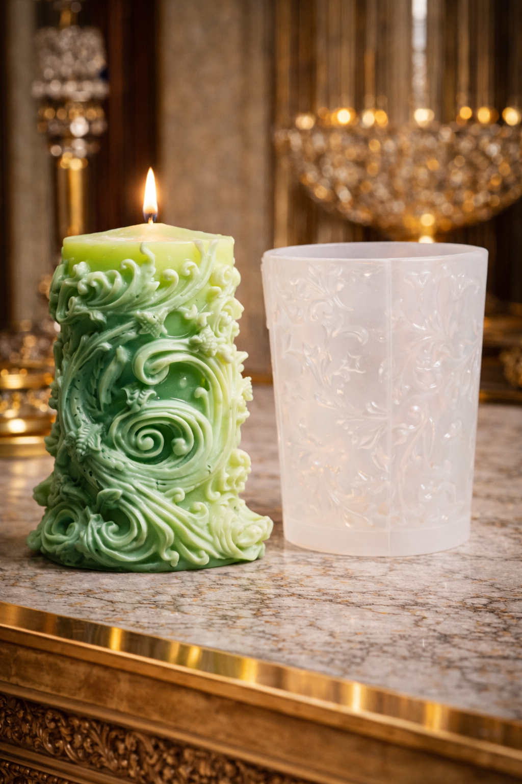Pillar mold 11cm *8cm. RS360