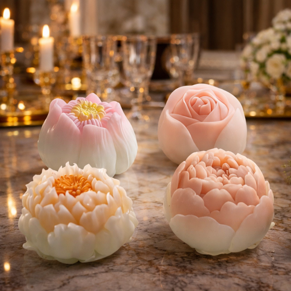 4 pc set flower mold RKG136
