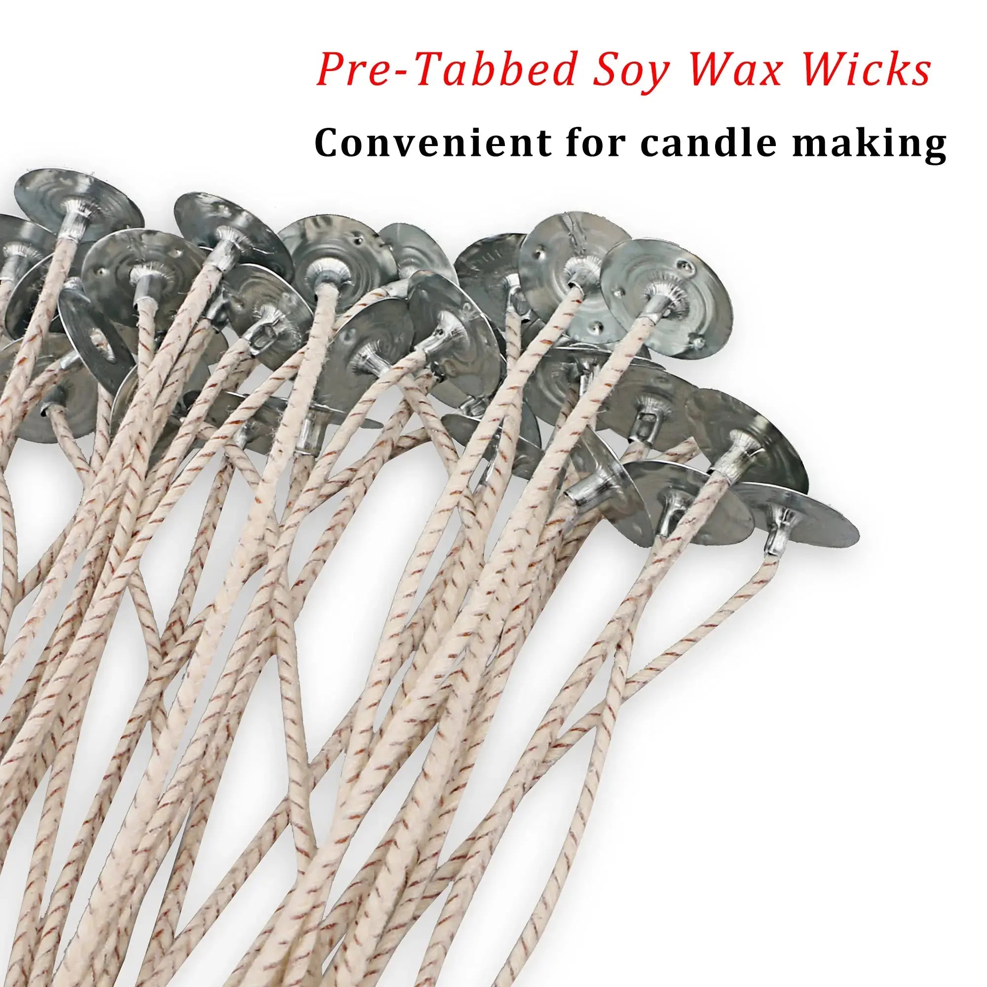 Eco braided wick soya cotted 25 pc