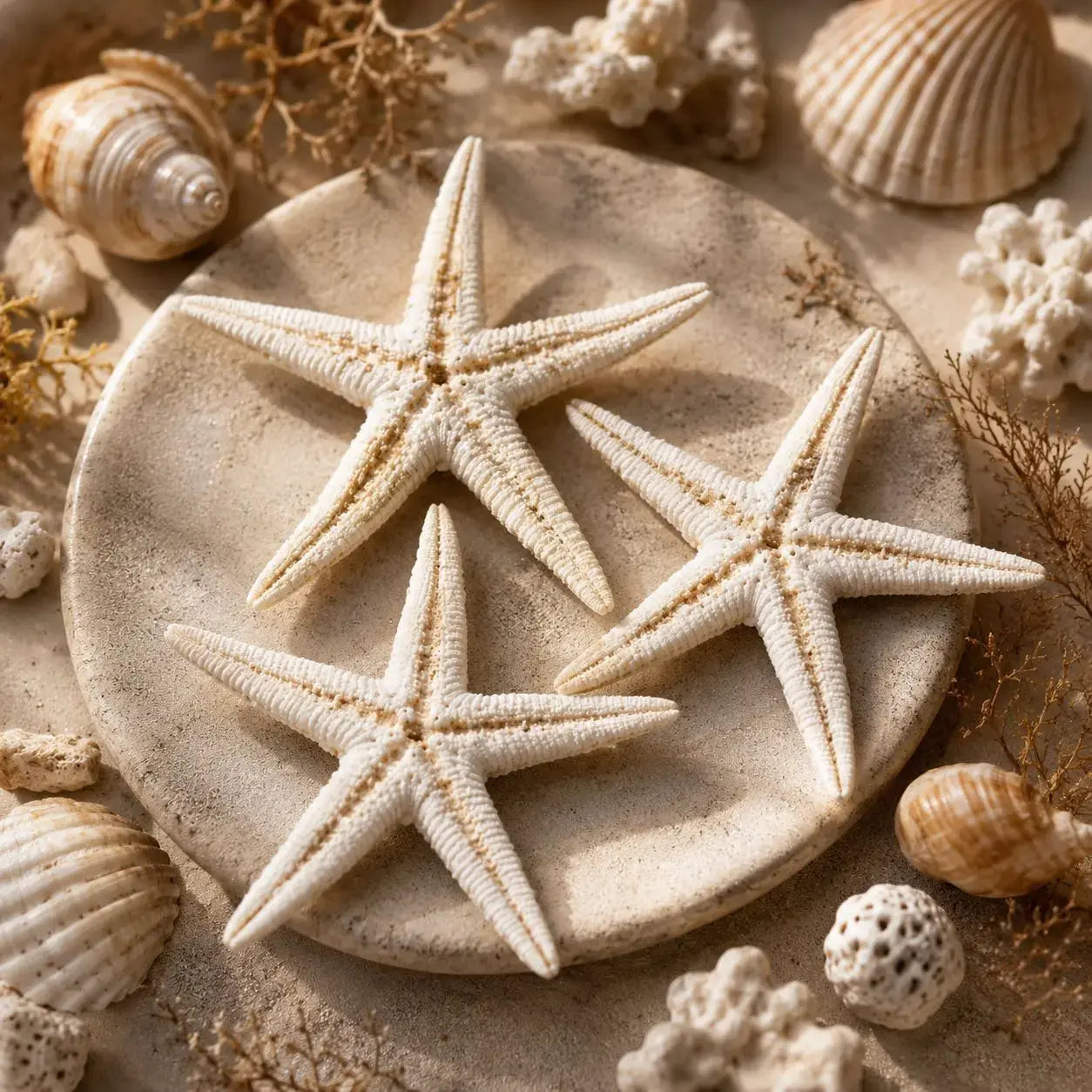 1-3 inch real starfish shell 5 pc