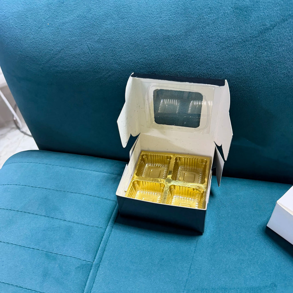 Black box 4 cavity ladoo 25 pc with golden cavity