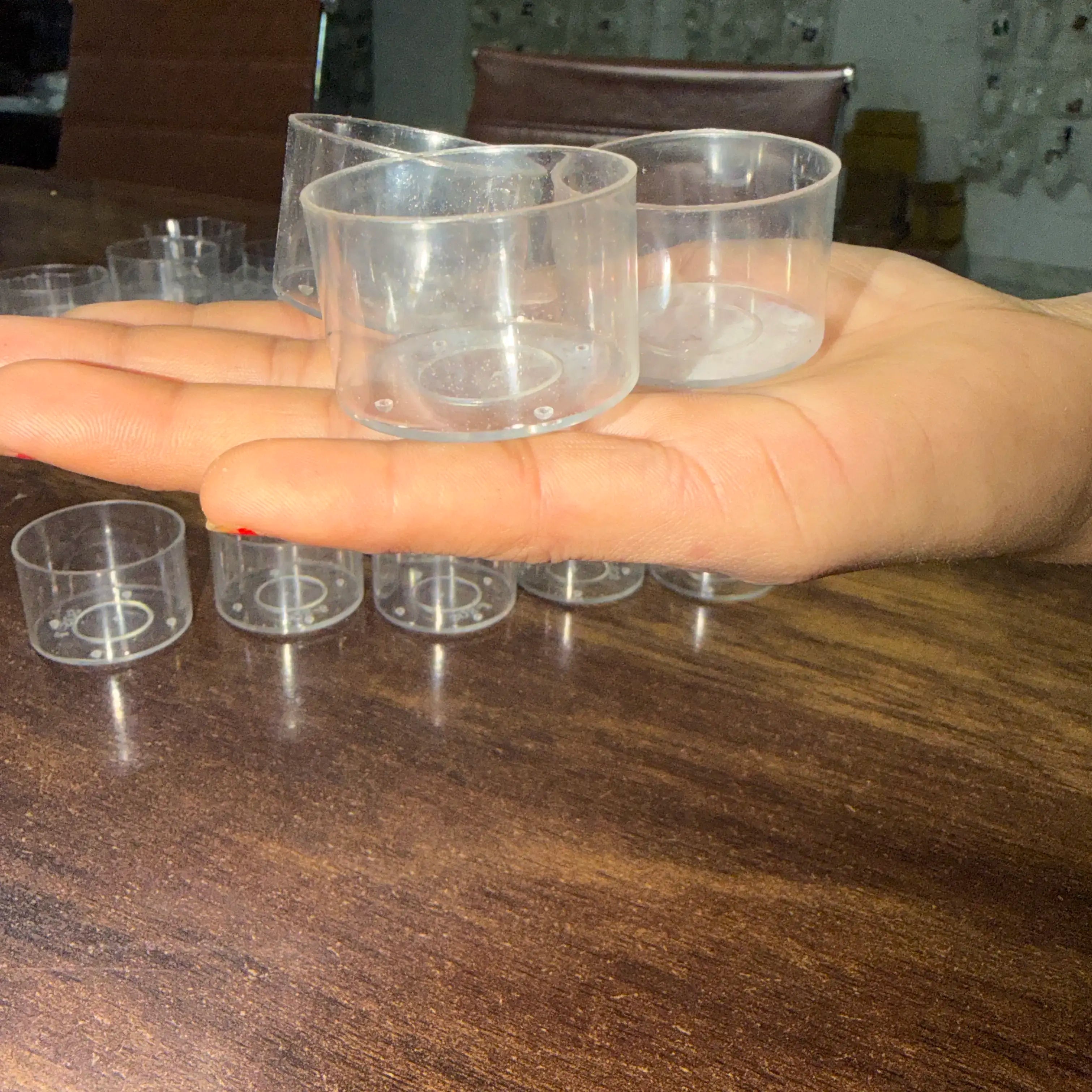 10 pc tea cup 3.7 cm by 2.5 cm