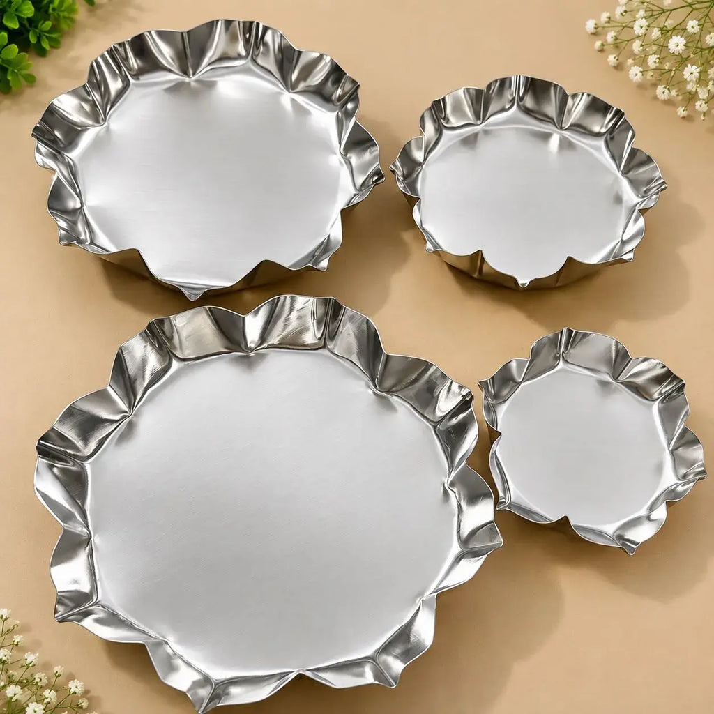 4 pc set lotus urli 3.5,4.5,5.5,6.5 inch