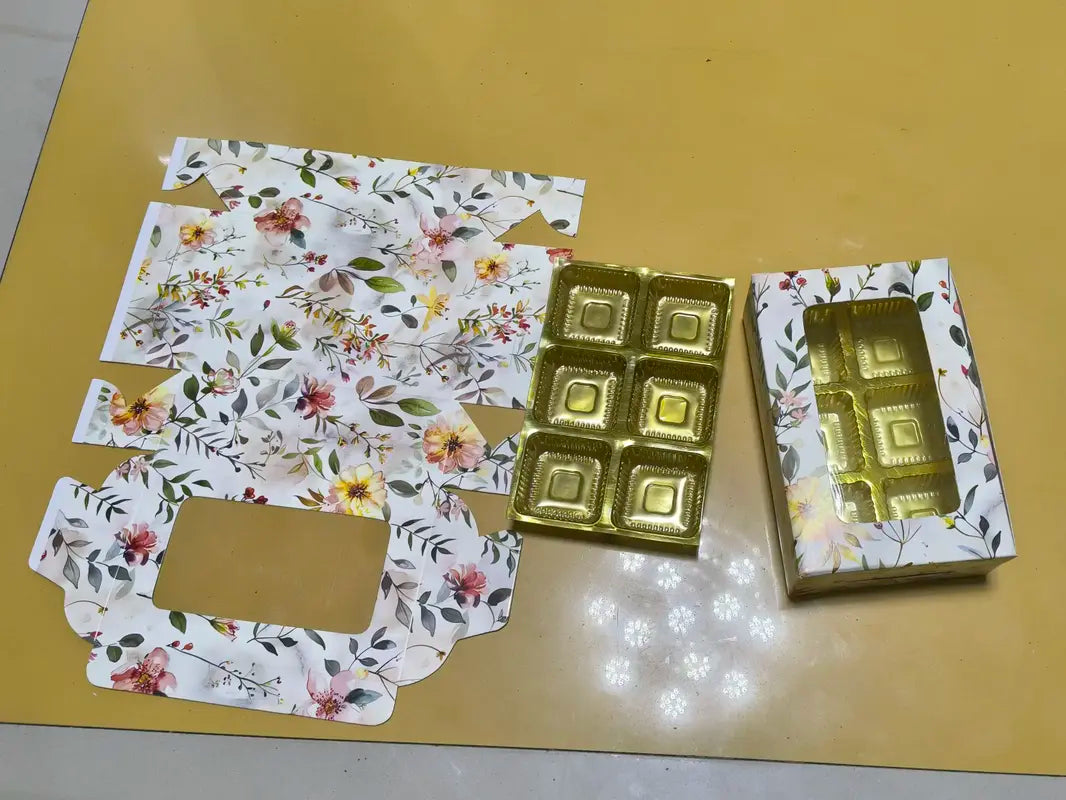 10 pc 3.75"*5.75"1.75 inch candle box.