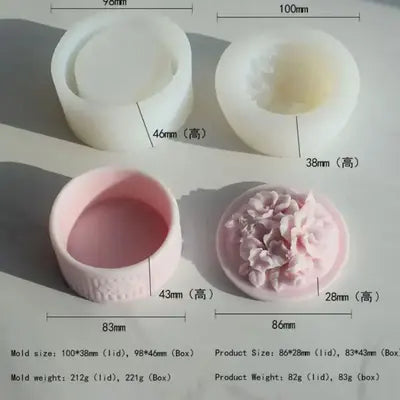 10 cm jar mold 450grm high quality