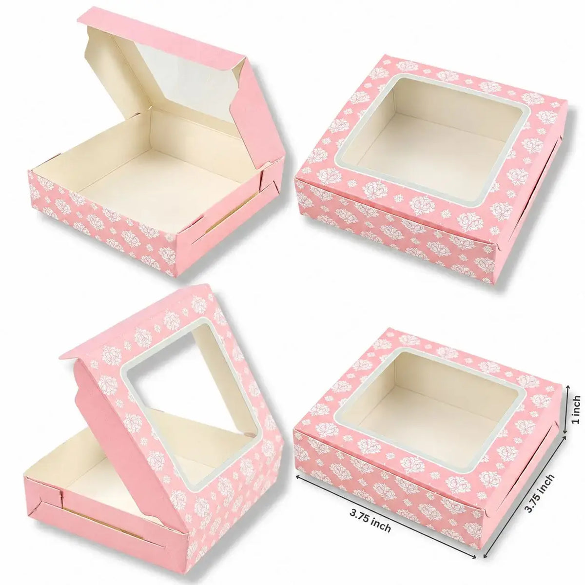 3.75-3.75-1 inch 25 pc , 3.5 urli box 4 tea light box