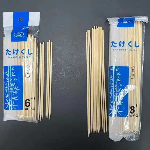 8 inch 100 pc stick bamboo for bouquet candle