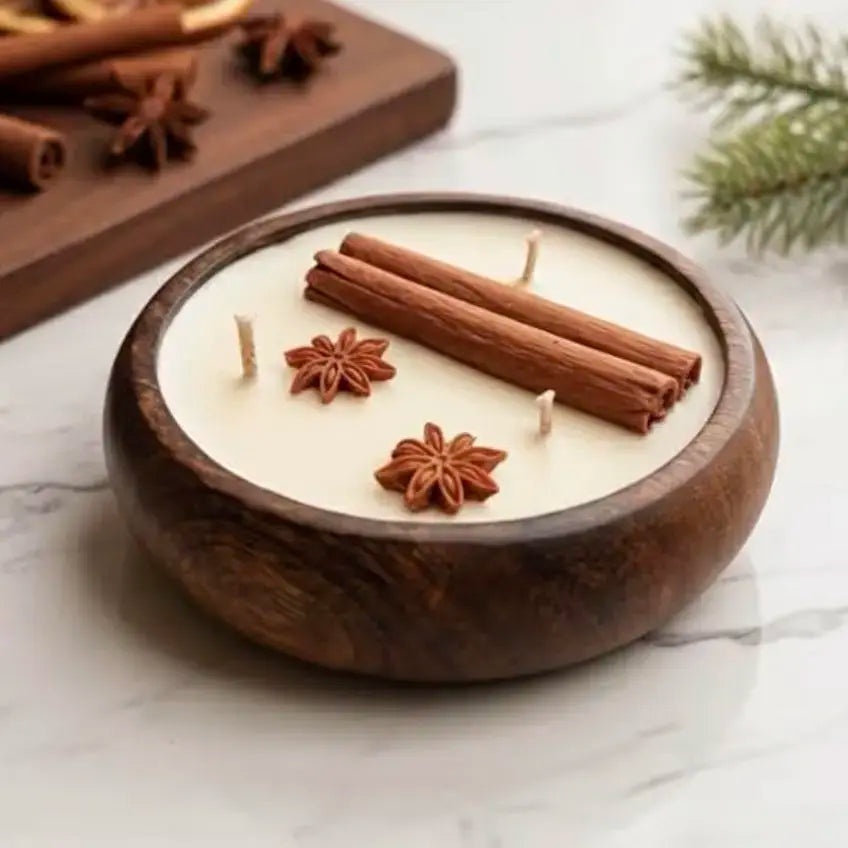 Curve circle bowl for candle making