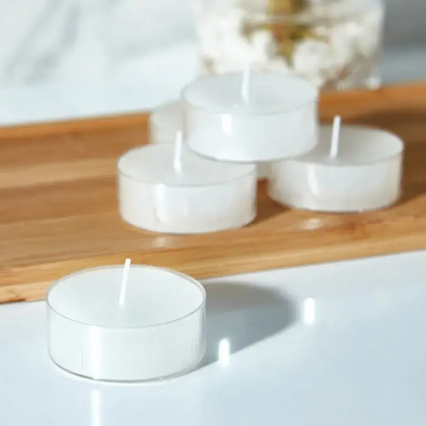 20 pc tea light cup circle with 20 wick small size